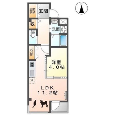 クオーレ浄心の物件間取画像